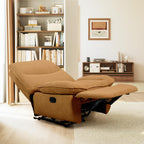 Fauteuil inclinable FLEXISPOT XC6, canapé pivotant à bascule, fauteuil TV avec dossier réglable, fauteuil inclinable pour chambre, salon et home cinéma (beige)