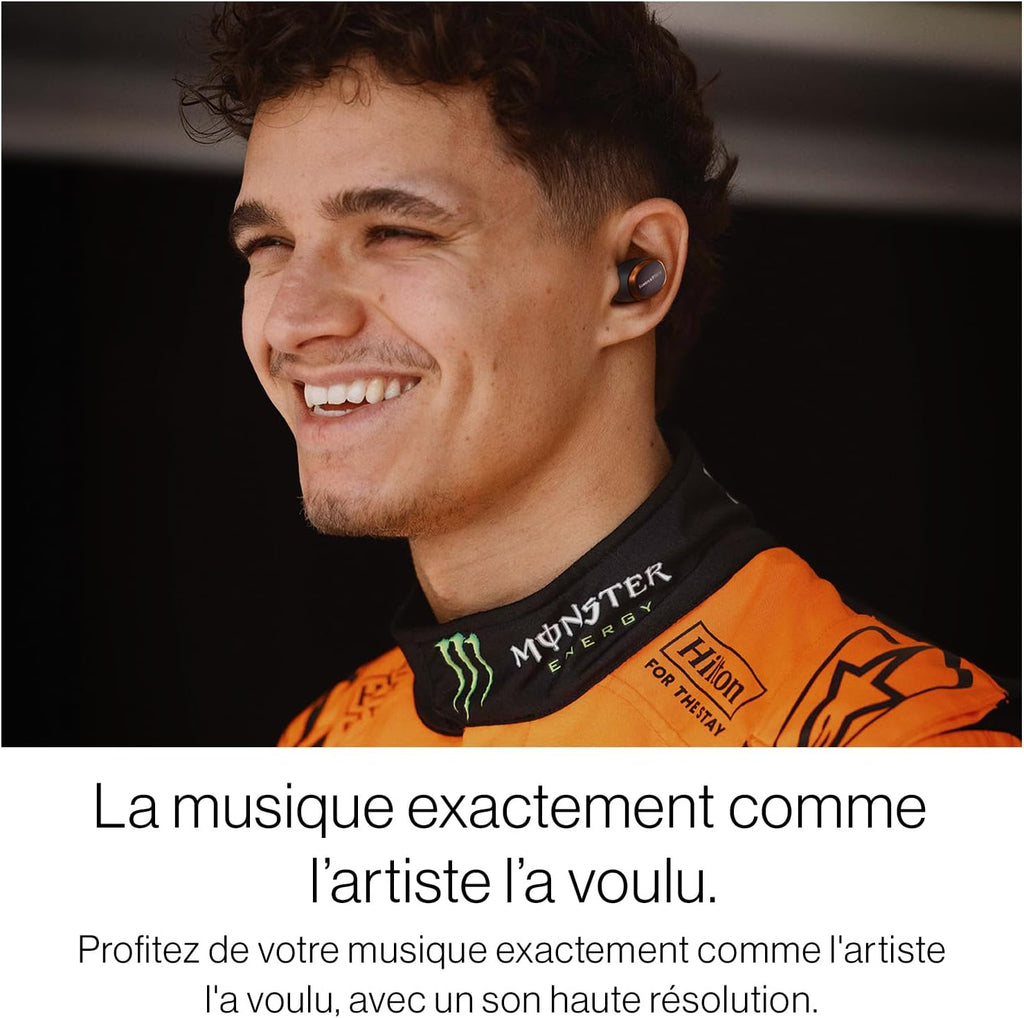 Bowers & Wilkins Pi8 Écouteurs sans Fil True Wireless, Réduction de Bruit, Bluetooth, aptX, Microphones Intégrés