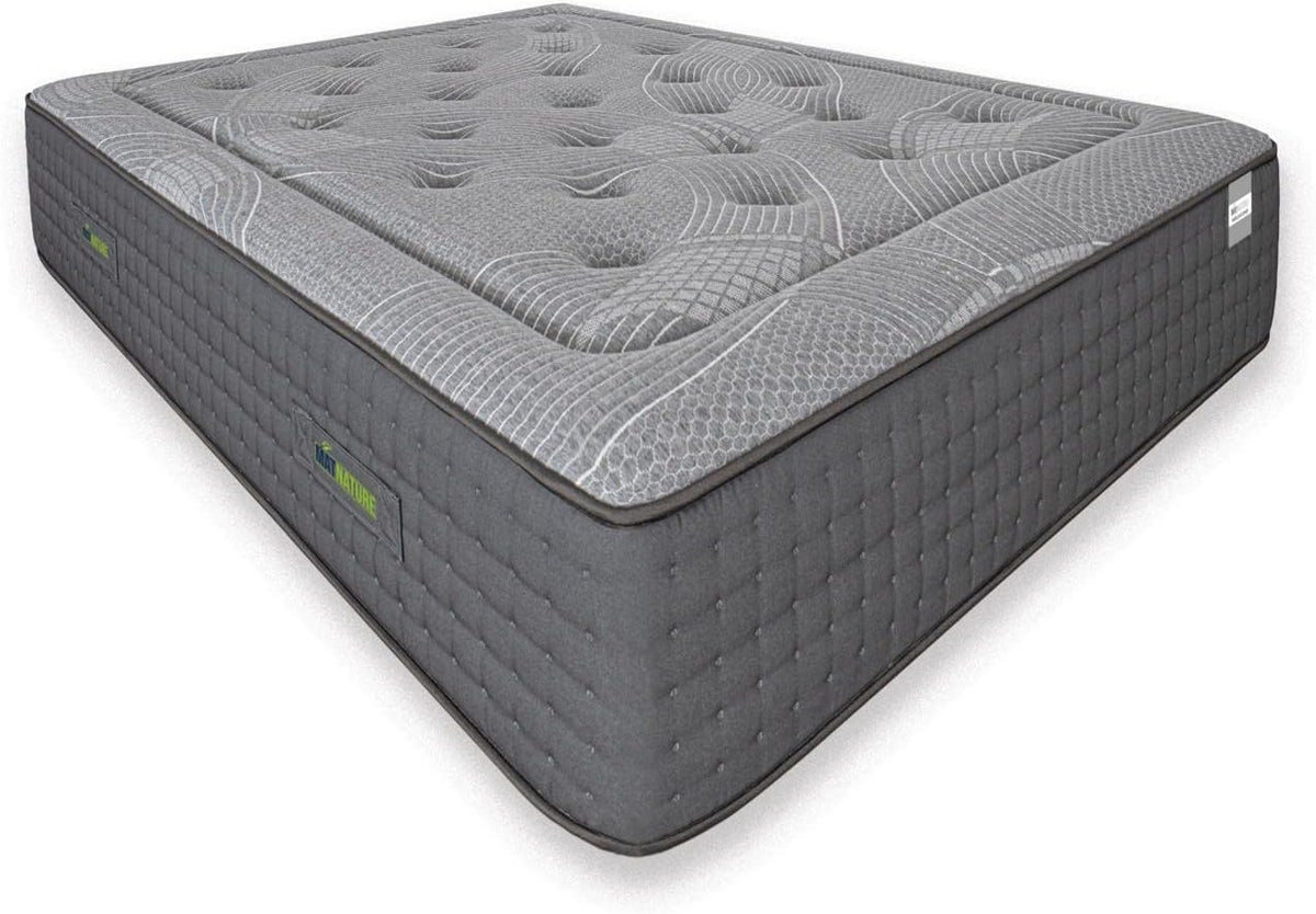 Matnature | Platinum | Matelas Grand Confort Pro Repos Multiple | Ressorts ensachés et mousse à mémoire de forme | Hauteur 30 cm | Respirant, antidérapant et anti-acariens (150 x 200 cm)