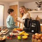 Cecotec Robot de Cuisine Multifonctions Mambo 12090 Habana. Écran tactile, App, 30 Fonctions, Balance, Bol en céramique, Bol en acier inoxydable qui convient pour un nettoyage au lave vaisselle : Cuisine et Maison
