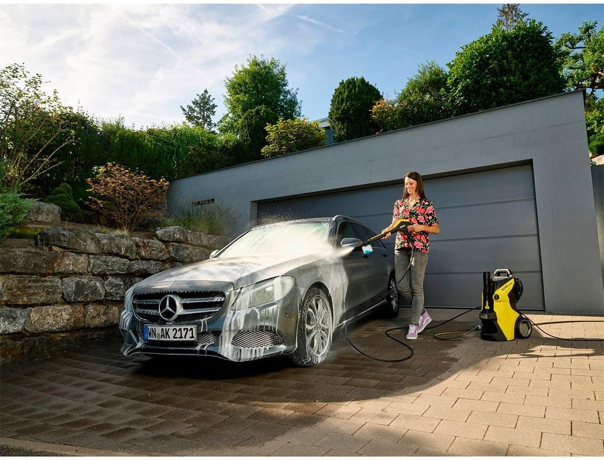 Nettoyeur haute pression Kärcher K 7 Premium Smart Control Flex Home, Pression : 180 bar, Débit : 600 l/h, Rendement : 60 m²/h, Filtre à eau, Poids : 18 kg, Tuyau flexible, Lance multijets