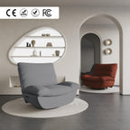 Fauteuil inclinable FLEXISPOT XC6, canapé pivotant à bascule, fauteuil TV avec dossier réglable, fauteuil inclinable pour chambre, salon et home cinéma (beige)