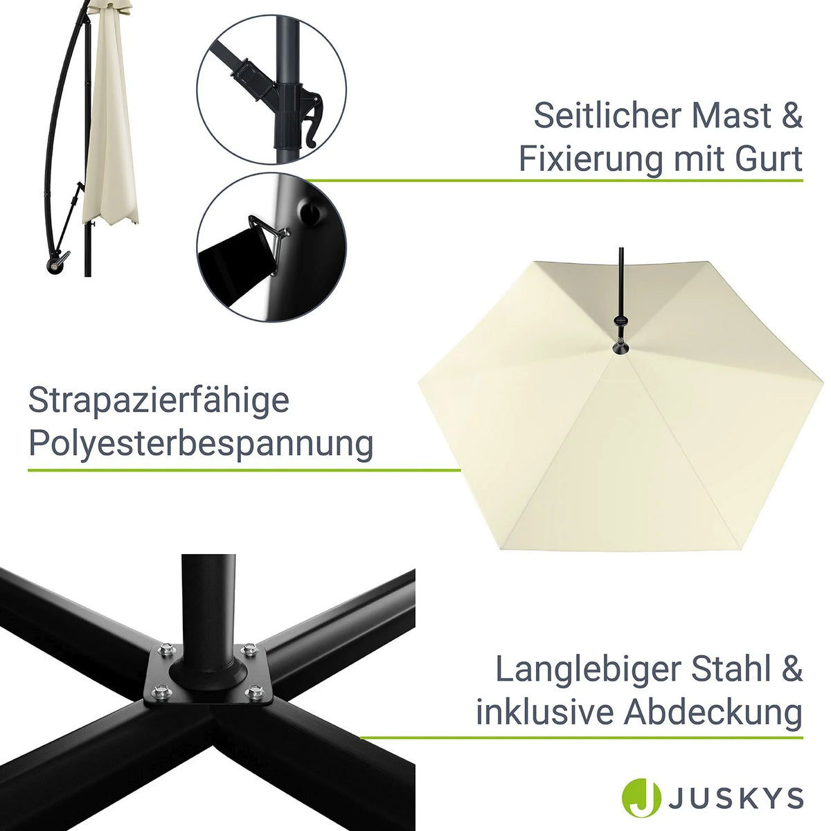 Parapluie LED excentrique 2025 Brésil