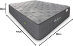 Matnature | Platinum | Matelas Grand Confort Pro Repos Multiple | Ressorts ensachés et mousse à mémoire de forme | Hauteur 30 cm | Respirant, antidérapant et anti-acariens (150 x 200 cm)