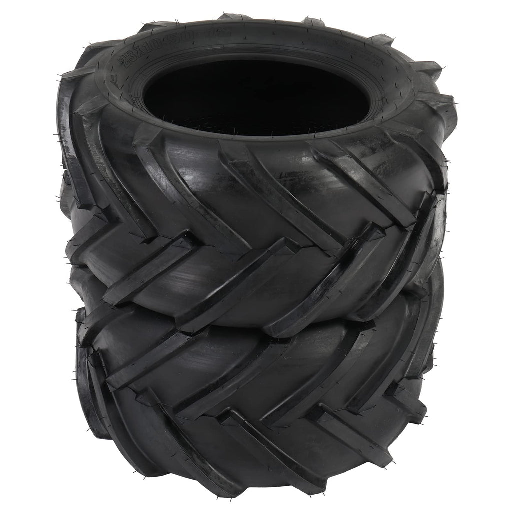 Pneus tubeless AutoForever 2025 23×10.5-12 pour tondeuse à gazon (ensemble de 2)