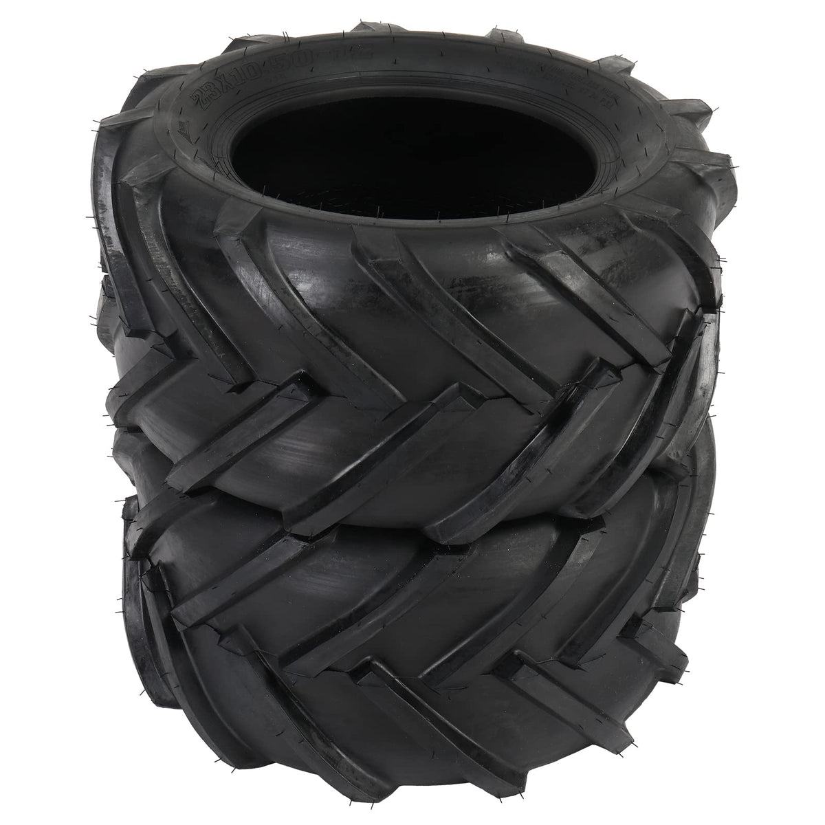 Pneus tubeless AutoForever 2025 23×10.5-12 pour tondeuse à gazon (ensemble de 2)