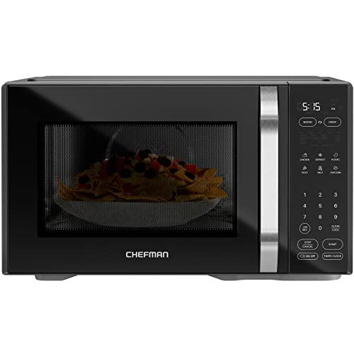 Micro-ondes de comptoir en acier inoxydable Chefman Essentials 2025