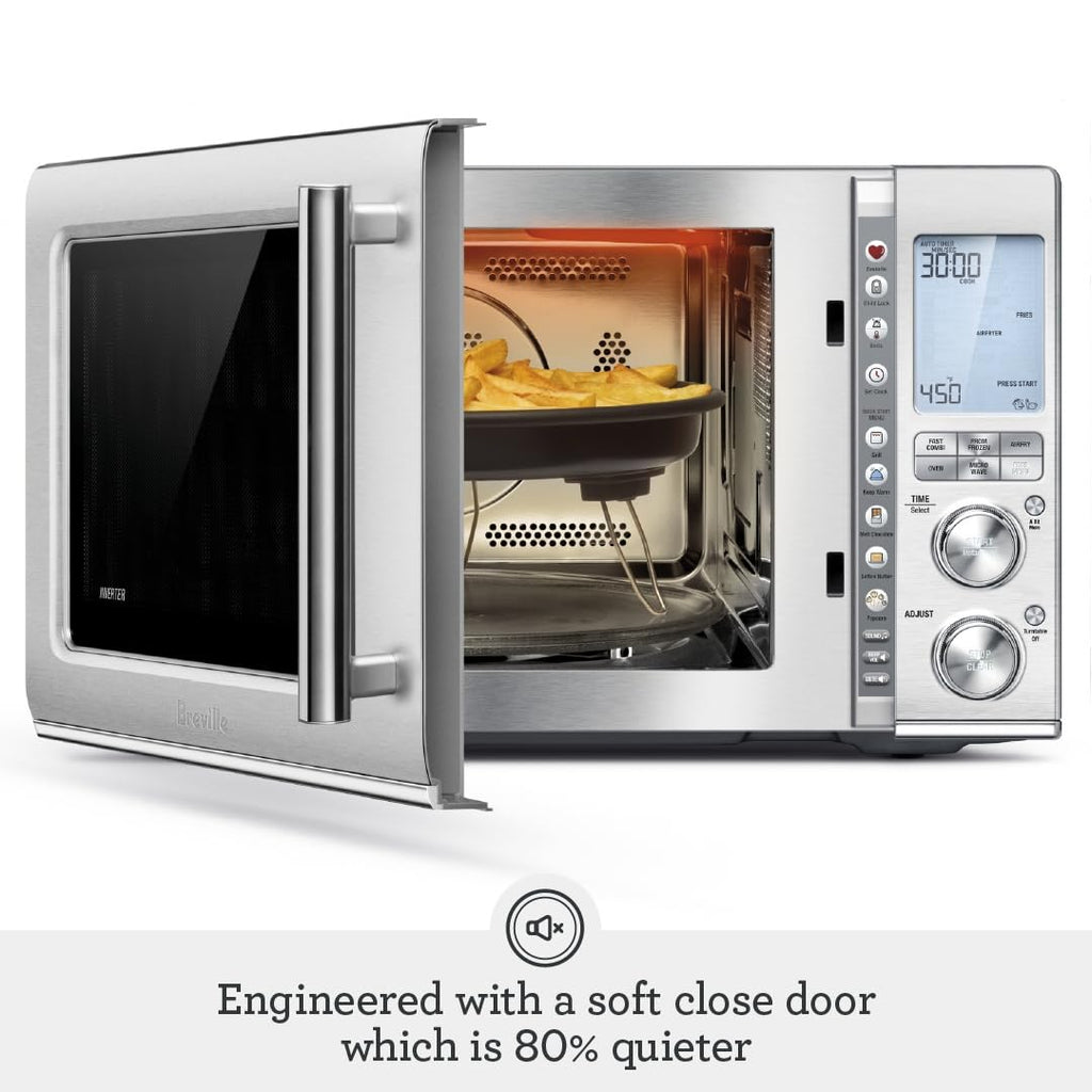 Grille-pain micro-ondes Breville en acier inoxydable 2025 BMO870BSS1BUC1