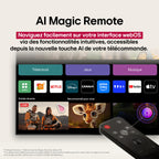 LG TV QNED AI 2025 | 55QNED8E | 55'' (139cm) | 4K UHD | HDR10 | webOS 25 | Télécommade AI Magic Remote | Alexa, Google Assistant | Netflix Disney+ CAN