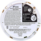 Détecteur de fumée Kidde, batterie 10 ans, voyants LED, alerte de remplacement, bouton de test et de réinitialisation, paquet de 6, blanc
