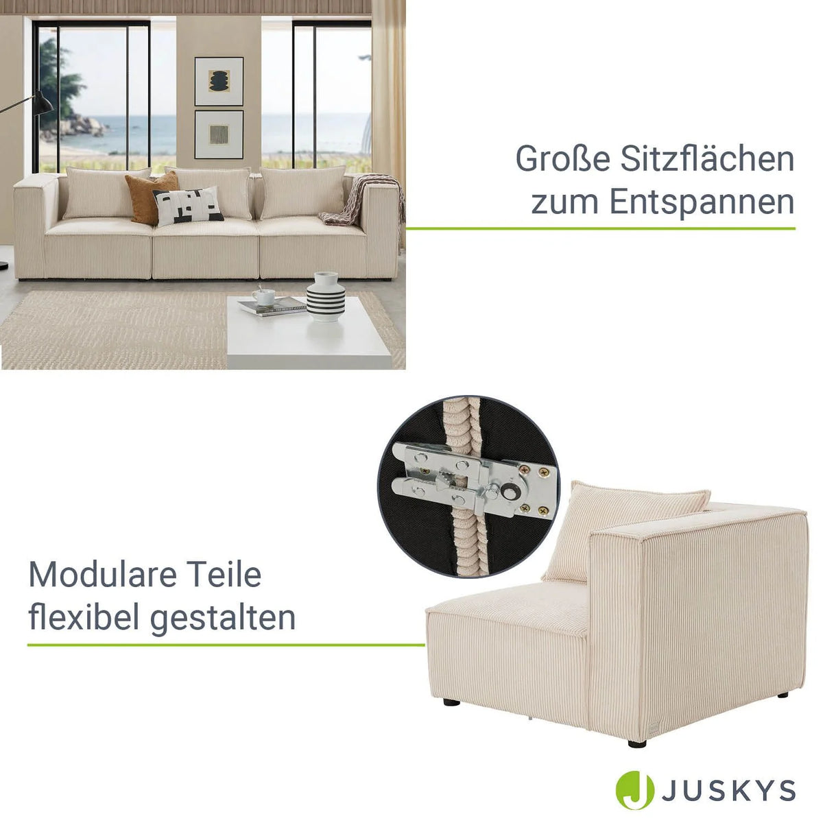 Canapé modulaire Domas M 2025 - 3 places