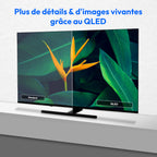 MEDION TV 43 Pouces (108 cm) QLED Television (Smart TV, 4K, Dolby Vision HDR, Prime Video, Disney+, Dolby Atmos, DTS X, Compatible avec Google TV, PVR