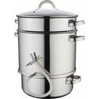 Baumalu 342711 Extracteur de Jus 28 cm en Acier Inoxydable, Argenté : Cuisine et Maison