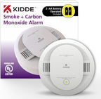 Détecteur de fumée Kidde, batterie 10 ans, voyants LED, alerte de remplacement, bouton de test et de réinitialisation, paquet de 6, blanc