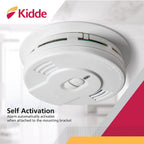 Détecteur de fumée Kidde, batterie 10 ans, voyants LED, alerte de remplacement, bouton de test et de réinitialisation, paquet de 6, blanc