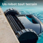Dolphin Liberty 200 Robot Nettoyeur électrique sans Fil pour Piscine Hors-Sol Jusqu’à 10 m - Nettoyage des parois - Économie d'énergie