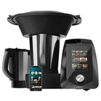 Cecotec Robot de Cuisine Multifonctions Mambo 12090 Habana. Écran tactile, App, 30 Fonctions, Balance, Bol en céramique, Bol en acier inoxydable qui convient pour un nettoyage au lave vaisselle : Cuisine et Maison