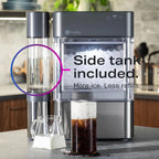 Machine à glaçons GE Profile Opal 2.0 (2025) – Format pépites, trémie de 2,8 litres (0,75 gallon). Acier inoxydable.