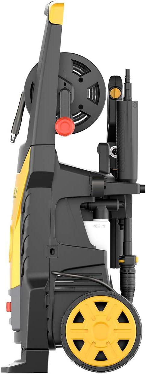 Nettoyeur haute pression Stanley SXPW24BX | Haute pression | Pour automobiles et surfaces extérieures | Avec nettoyeur de surface et brosse fixe | Pression maximale 170 bars | Débit maximal 500 l/h | Consommation