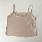 Débardeur Femme Dentelle Vintage Sans Manches Chic