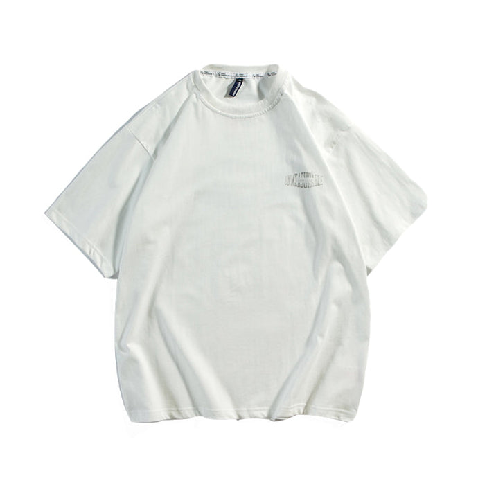 T-Shirt Couple Imprimé Style Rétro Décontracté