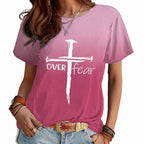 T-Shirt Femme Imprimé Col Rond Décontracté