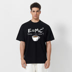 T-Shirt Homme EnergyMilk Coffee Imprimé Style Rétro