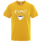 T-Shirt Homme EnergyMilk Coffee Imprimé Style Rétro