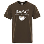 T-Shirt Homme EnergyMilk Coffee Imprimé Style Rétro