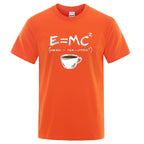 T-Shirt Homme EnergyMilk Coffee Imprimé Style Rétro