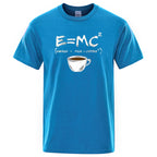 T-Shirt Homme EnergyMilk Coffee Imprimé Style Rétro