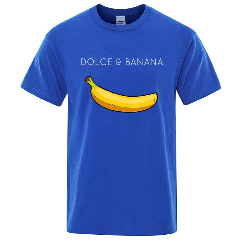 T-Shirt Homme Imprimé Mode Dolce Banana