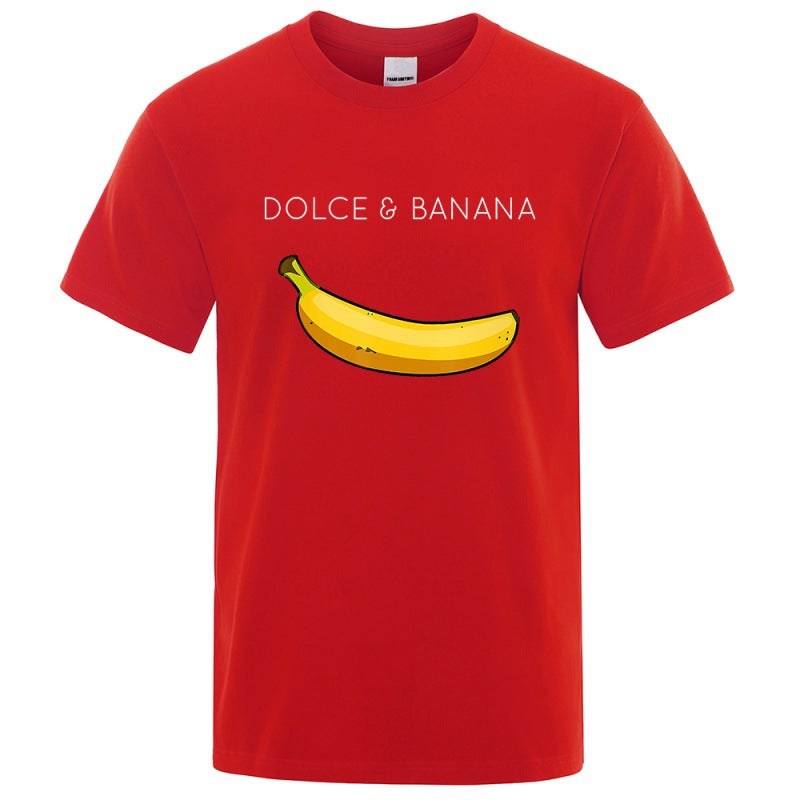 T-Shirt Homme Imprimé Mode Dolce Banana