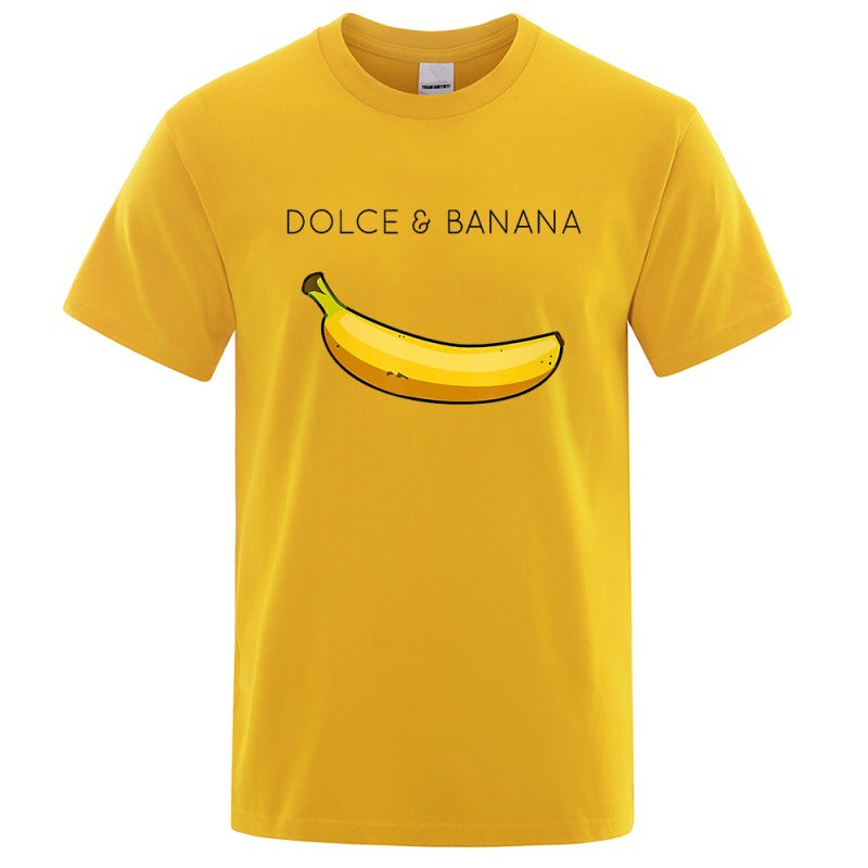 T-Shirt Homme Imprimé Mode Dolce Banana