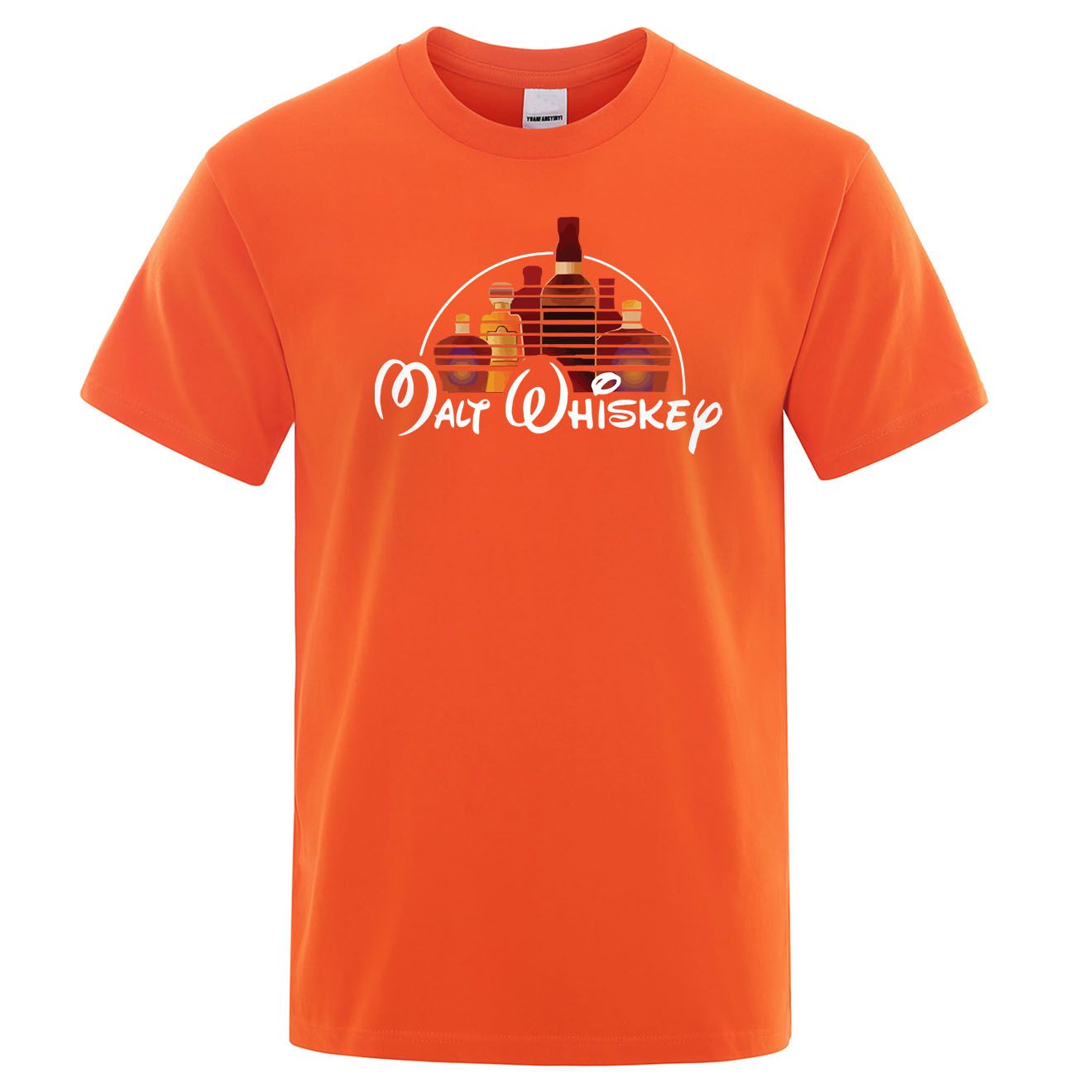 T-Shirt Homme Malt Whiskey Manches Courtes Ample