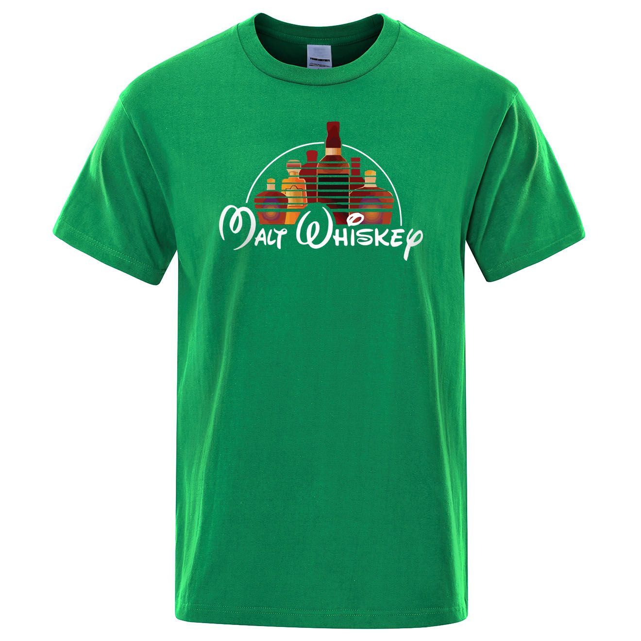 T-Shirt Homme Malt Whiskey Manches Courtes Ample