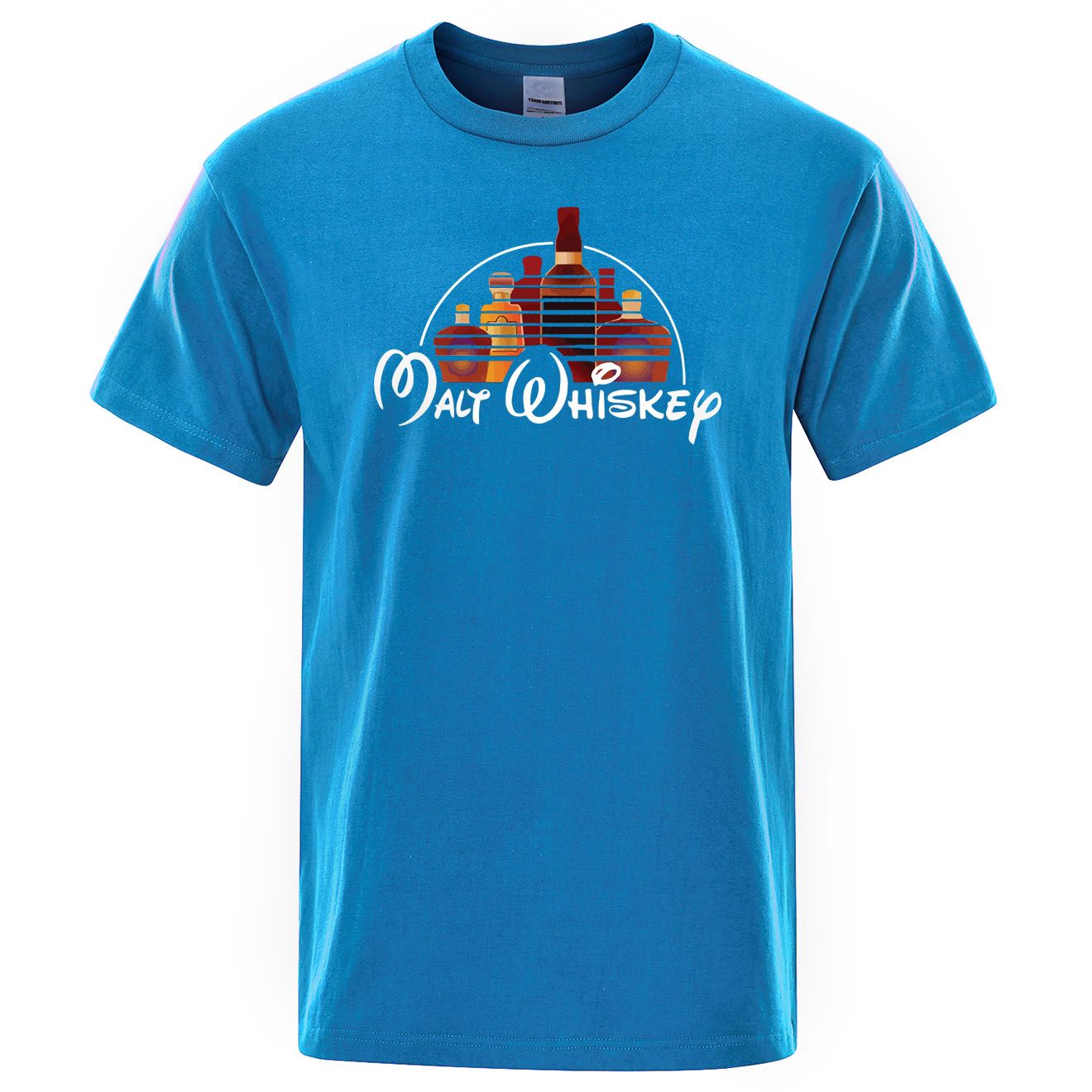 T-Shirt Homme Malt Whiskey Manches Courtes Ample