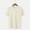 T-Shirt Homme Uni À Col Henley Ajusté