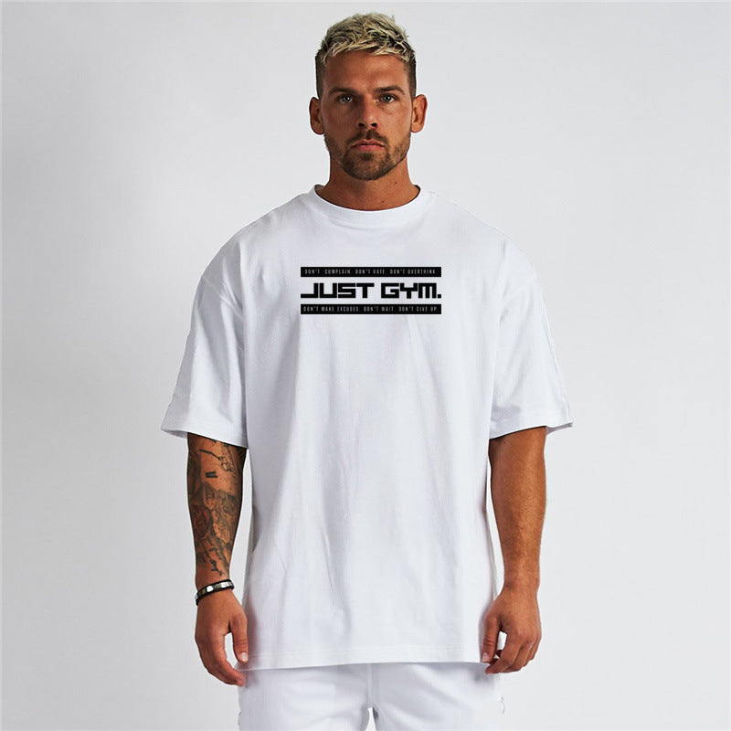 T-Shirt Sport Homme Manches Cinq Points Col Rond