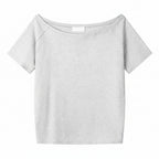 Top Femme Asymétrique Ample À Épaule Dénudée