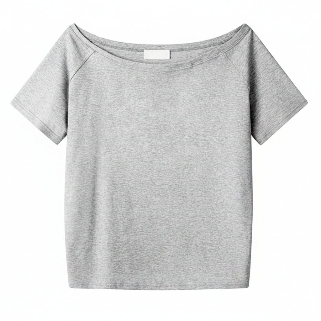 Top Femme Asymétrique Ample À Épaule Dénudée