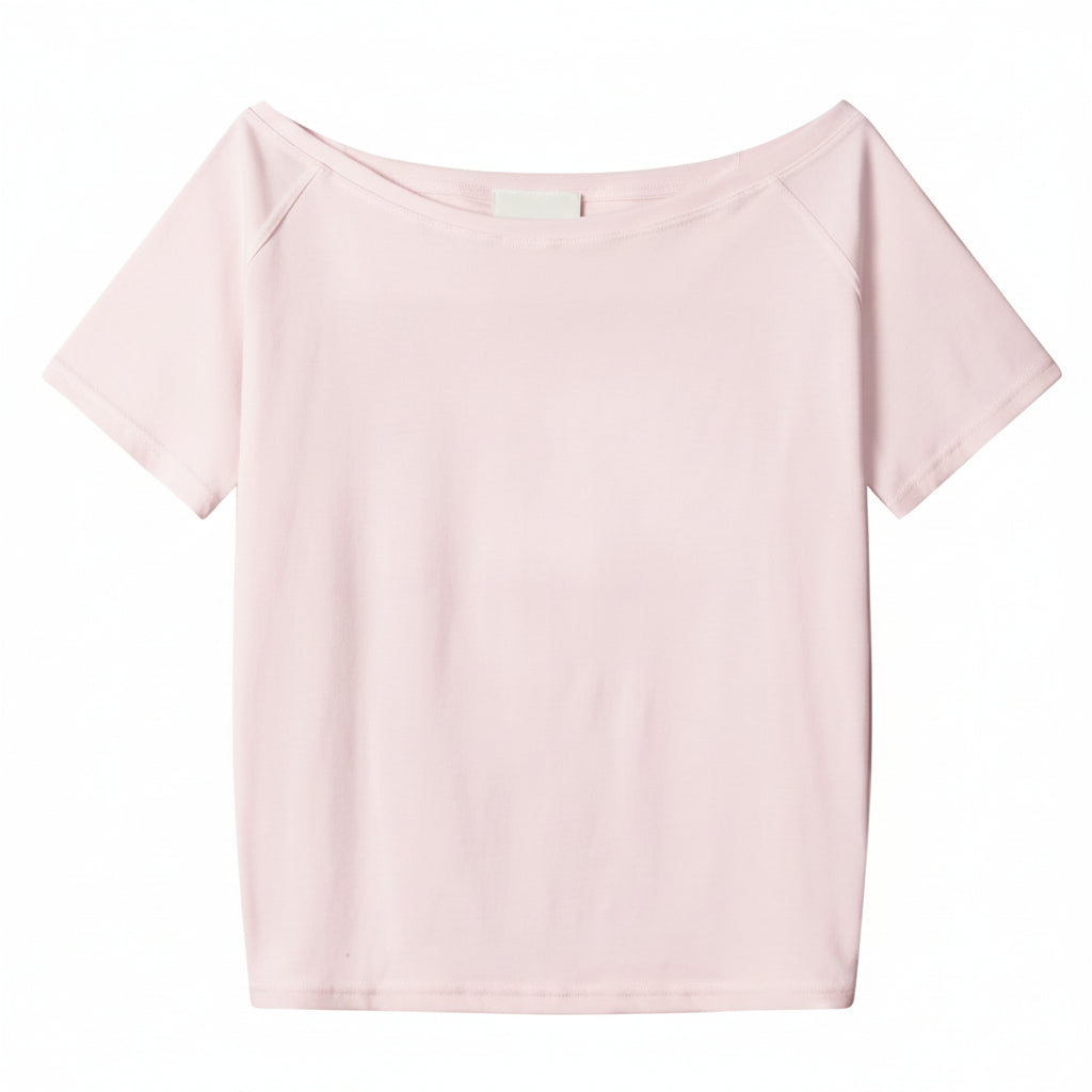 Top Femme Asymétrique Ample À Épaule Dénudée