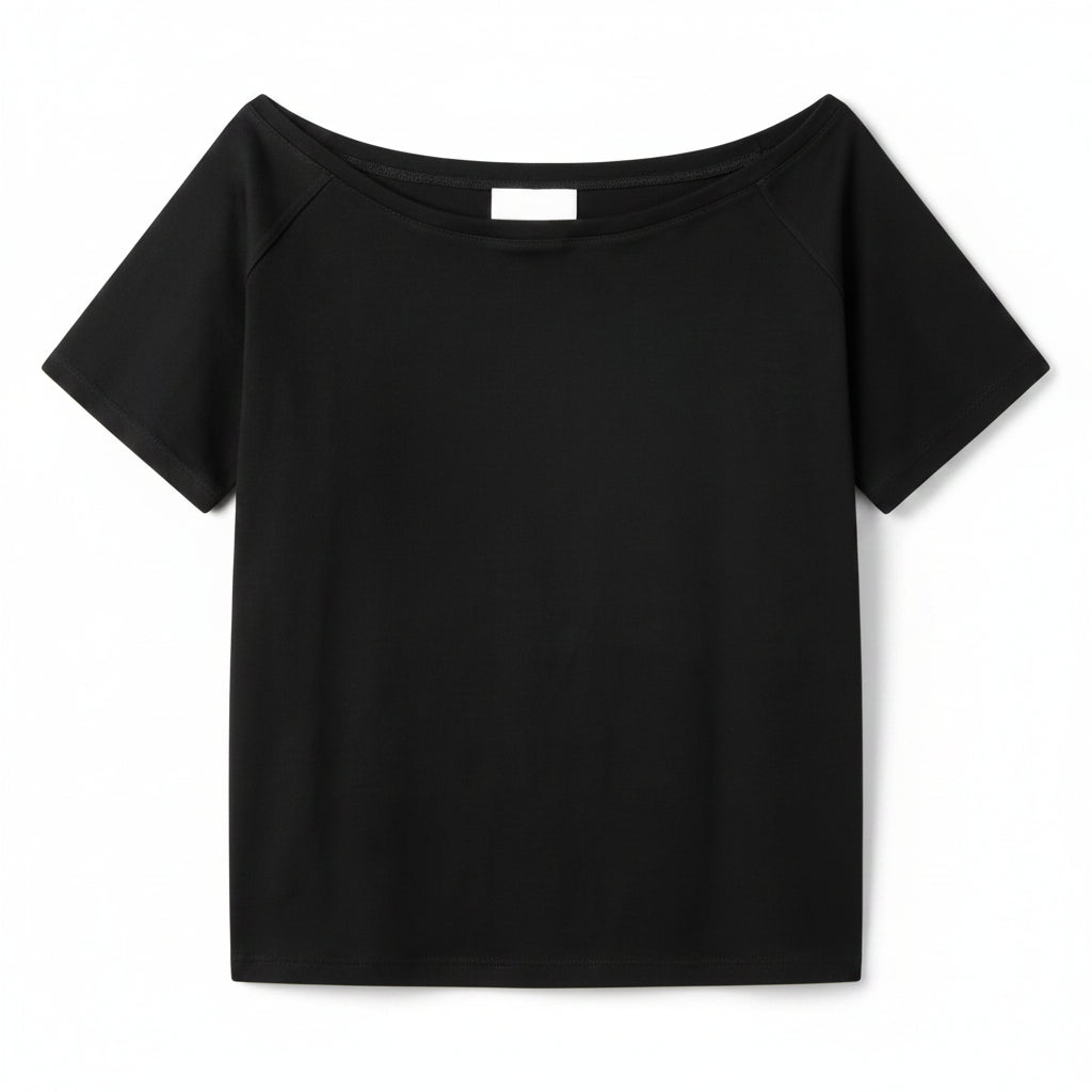 Top Femme Asymétrique Ample À Épaule Dénudée
