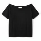 Top Femme Asymétrique Ample À Épaule Dénudée