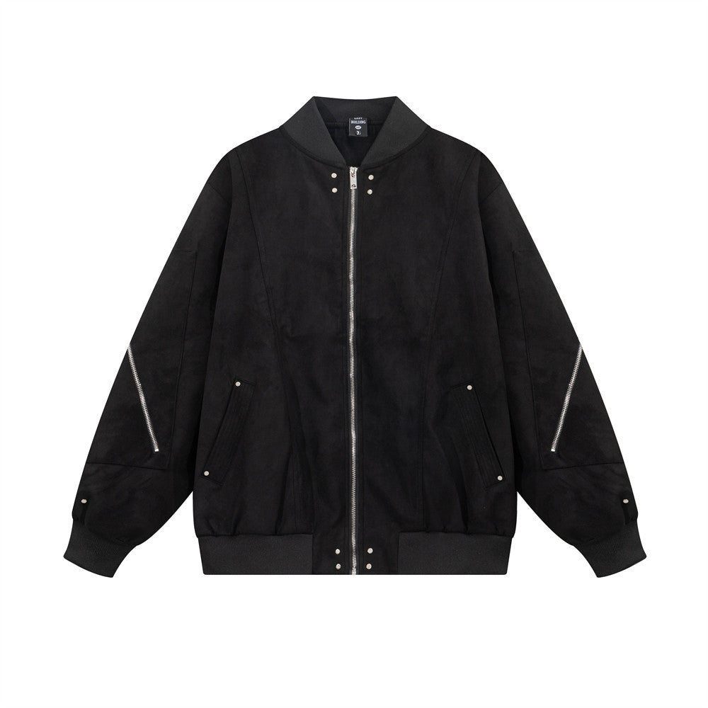 Veste Baseball Épaisse Décontractée Pour Homme