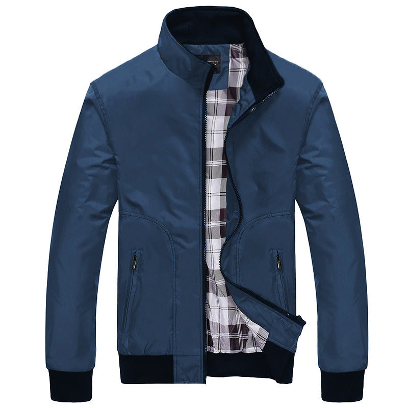 Veste Mode Homme Automne À Col Montant