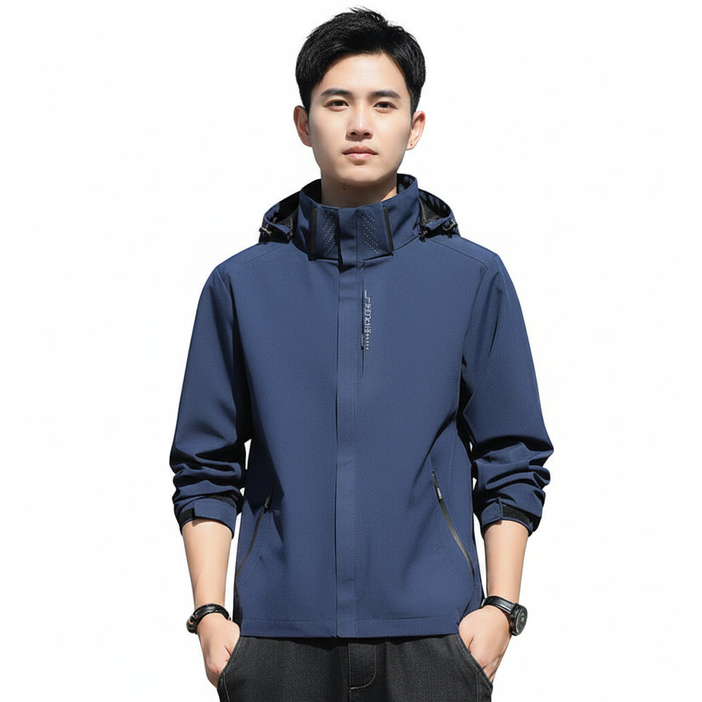 Veste Sport Multifonction Imperméable Homme Extérieur