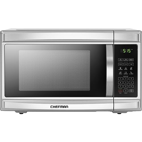 Micro-ondes de comptoir en acier inoxydable Chefman Essentials 2025