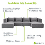 Canapé modulaire Domas XXL 2025 – salon modulaire