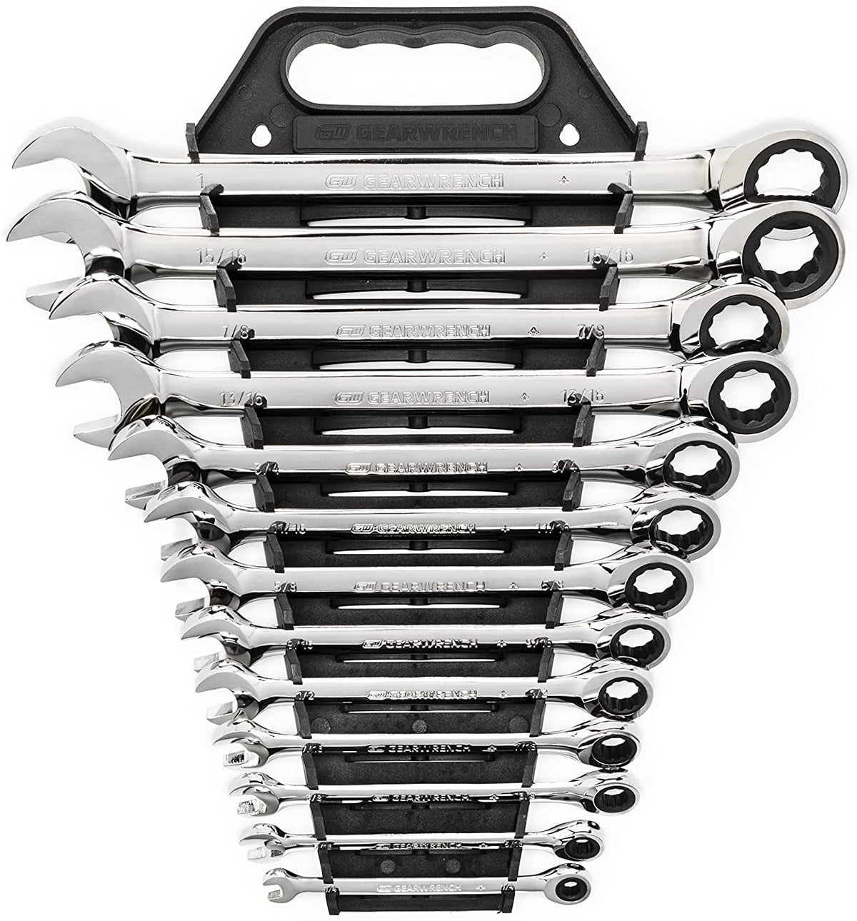 Jeu de clés mixtes à cliquet 12 pans GEARWRENCH 2025